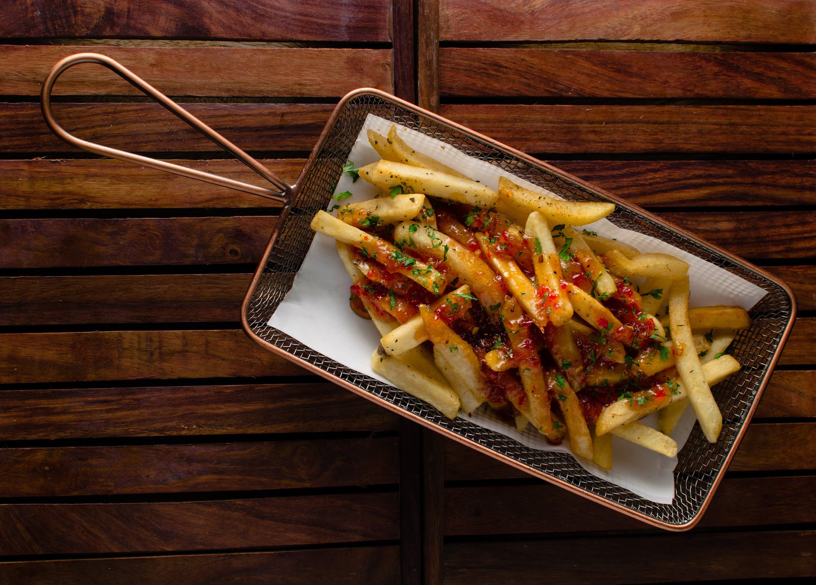 Close Up Shot of French Fries