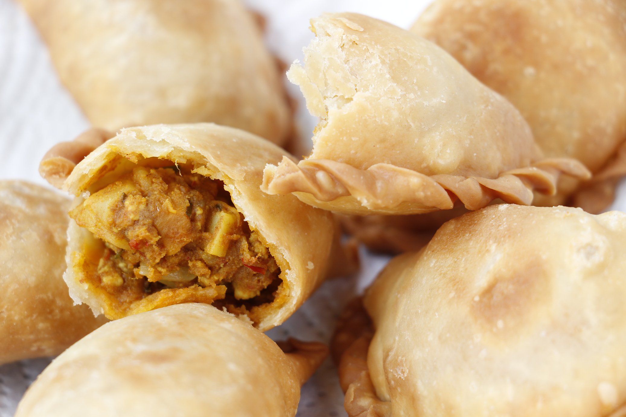 Close Up Shot of Empanadas